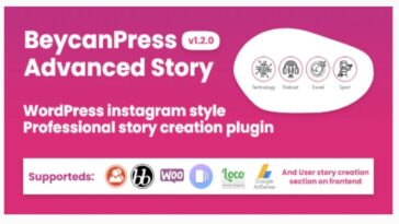WordPress Instagram Style Stories Plugin - BeycanPrsss Advanced