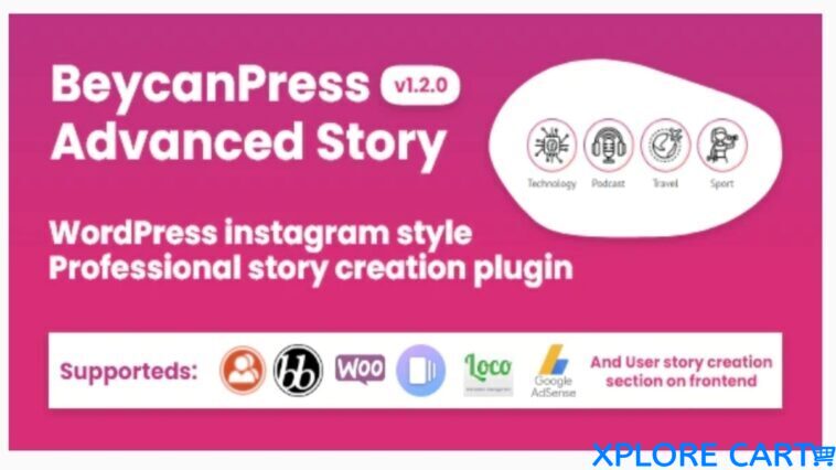 Instagram Style Stories Plugin | #1 Best WordPress Plugin | Easy Use 1 WordPress Instagram Style Stories Plugin - BeycanPrsss Advanced