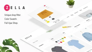 Zella 2.1.5 – WooCommerce AJAX WordPress Theme – RTL support