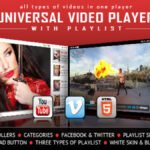 Universal Video Player v3.4 - Popular WordPress Plugin