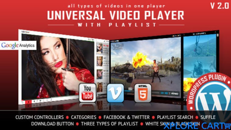 Universal Video Player v3.4 - Popular WordPress Plugin