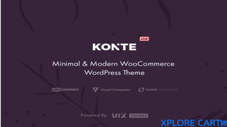 Konte 1.6.4 – Minimal & Modern WooCommerce Best WordPress Theme