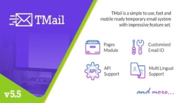 TMail v5.5 - Best Multi Domain Temporary Email System