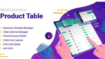 WooCommerce Product Table 2.2.0 Nulled - Best WordPress Plugin