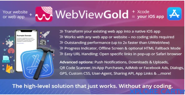 WebViewGold for iOS v8.9 – Best Free Website and Webapp Into App for IOS