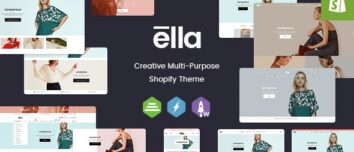 Ella 4.6.1 – Free Download Multipurpose Shopify Sections Theme Nulled