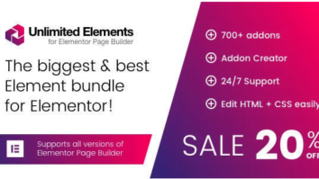Unlimited Elements for Elementor Premium Nulled