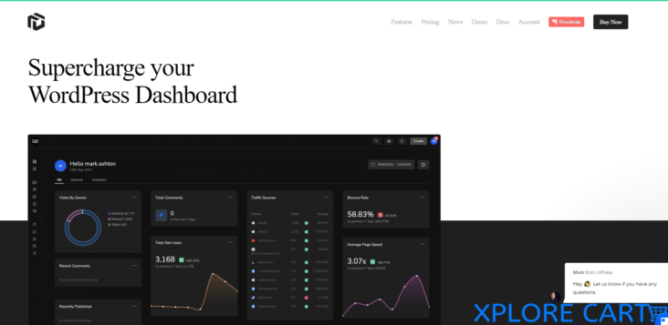 UiPress Pro (formerly Admin 2020) 2.1.4 - WordPress Dashboard Free Download 1 UiPress Pro