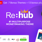 Rehub 16.8.1 Nulled – Affiliate Marketing, Multi Vendor Store, Community Theme - Free Download 6 Rehub