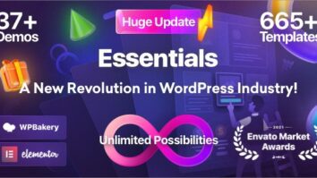 Essentials 3.0.4 Nulled – Multipurpose WordPress Theme