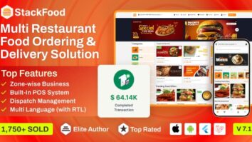 StackFood Multi Restaurant 7.2 Nulled