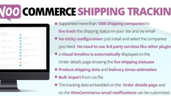 woocommerce shipping tracking